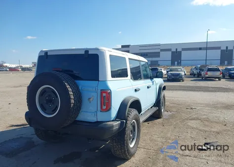 2023 Ford Bronco Heritage Limited Edition z USA, uszkodzony, nr VIN 1FMEE4GP5PLA71636
